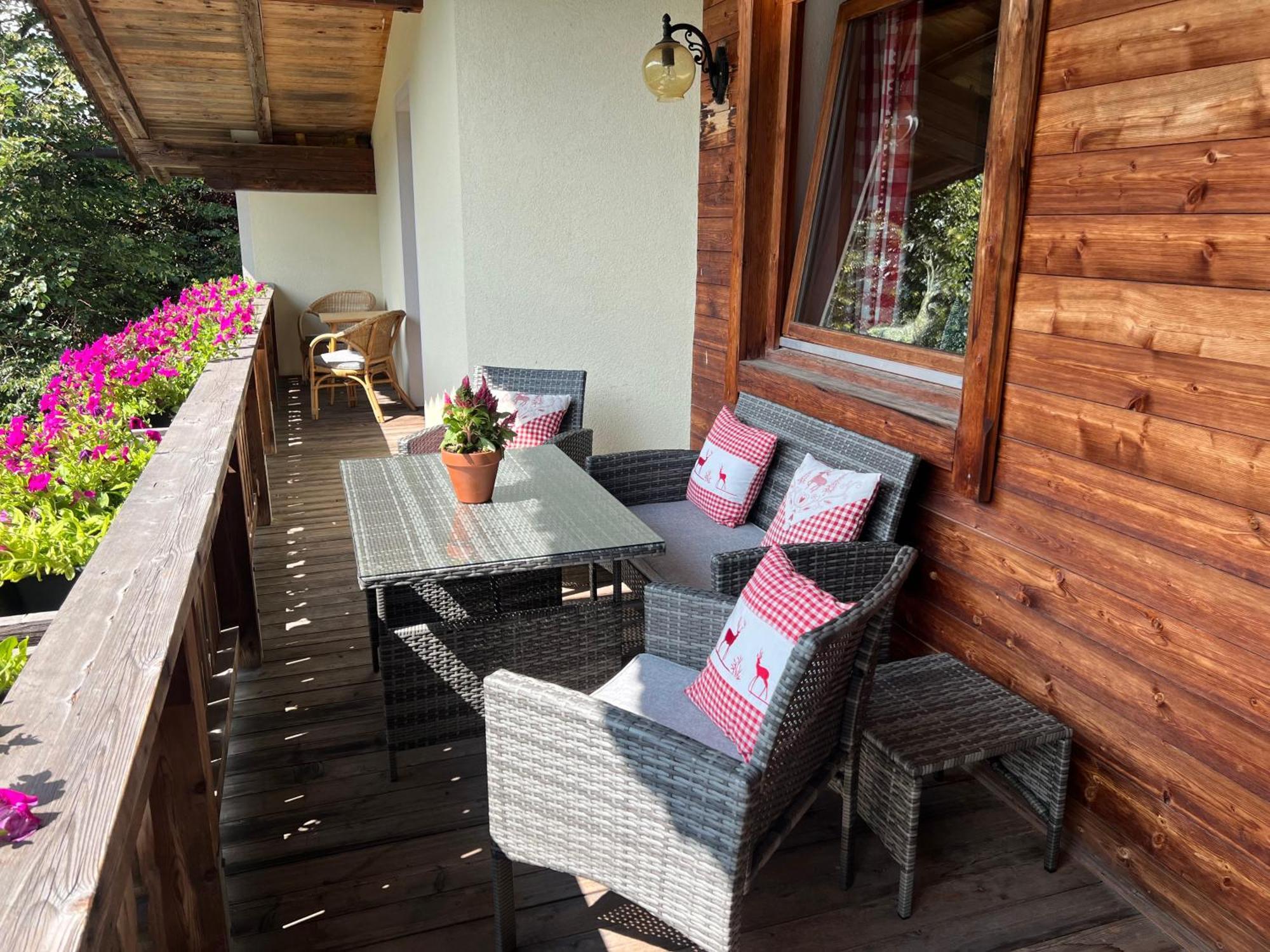 Ferienwohnung Gamsbock Panorama View Balkon, Gartensauna, Garten, Grillplatz Stumm Exterior photo